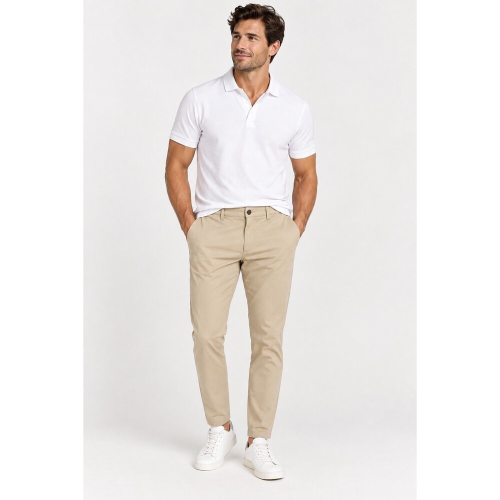 Birddogs Flex Chino Pants Men’s 30x29 Slim Fit Khaki Beige Stretch Preppy